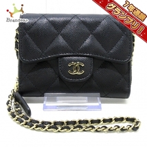 シャネル CHANEL AP2569/Y33352/C3906 クラシックチェーンクラッチ,マトラッセ グレインドカーフスキン 黒 31番台 美品 財布_画像1