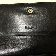 アナスイ ANNA SUI 長財布 - レザー 黒 がま口/バタフライ(蝶) 財布_画像5