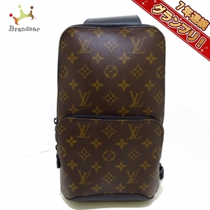 ルイヴィトン LOUIS VUITTON ワンショルダーバッグ M45897 アヴェニュースリングバッグ モノグラム・マカサー キャンバス RFID確認済み