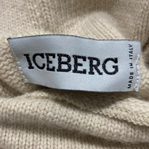 アイスバーグ ICEBERG 長袖セーター サイズ42 M - ベージュ×ブラウン×マルチ レディース タートルネック/キツネ/肩パッド トップス_画像3