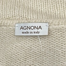 アニオナ AGNONA ボレロ - アイボリー レディース 半袖/カシミヤ 美品 トップス_画像3