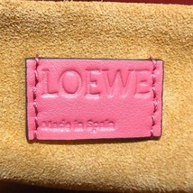 ロエベ LOEWE クラッチバッグ フラメンコ ナッパレザー ピンク レディース 美品 バッグ_画像7