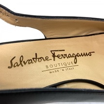 サルバトーレフェラガモ SalvatoreFerragamo サンダル 5 1/2 D - レザー 黒 レディース ヴァラ/オープントゥ 靴_画像5