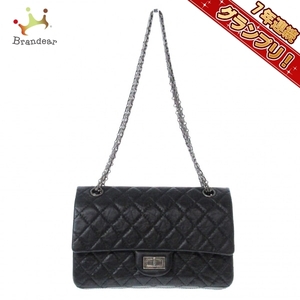 シャネル CHANEL ショルダーバッグ A37586 マトラッセ/2.55 ヴィンテージカーフ 黒 レディース 28番台 バッグ