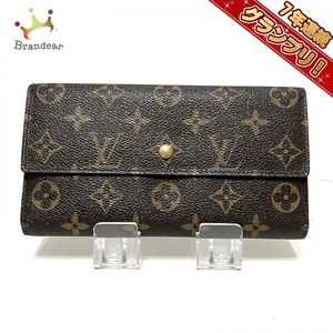 ルイヴィトン LOUIS VUITTON 長財布 M61217 ポルトフォイユインターナショナル モノグラム・キャンバス - TH1016 財布 モノグラム