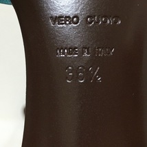 セルジオロッシ sergio rossi ミュール 36 1/2 - レザー×金属素材 ライトブルー レディース 靴_画像6