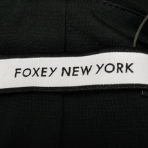 フォクシーニューヨーク FOXEY NEW YORK サイズ38 M 39354 黒 レディース ジップアップ 美品 ワンピース_画像3