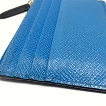 スマイソン SMYTHSON コインケース - レザー ブルー 財布_画像6