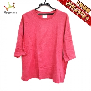 ネイタルデザイン NATAL DESIGN 半袖Tシャツ サイズL - ピンク メンズ クルーネック トップス