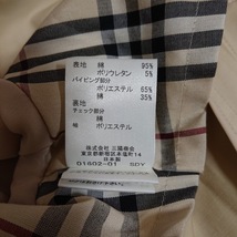 バーバリーロンドン Burberry LONDON トレンチコート サイズ40 L - アイボリー レディース 長袖/ショート丈/秋/春 コート_画像4