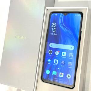 【中古超美品】SIMフリー OPPO Reno A ブラック 6GB 128GB CPH1983 楽天版 判定〇