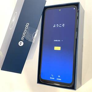 【中古美品】国内版SIMフリー moto g31 ベイビーブルー 4GB 128GB XT2173-3