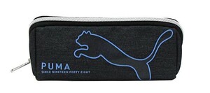 【即決】★PUMA　プーマ　ペンケース★トライトレーペンケース　ペンポーチ　筆箱　デニム生地　ブラック　スポーツブランド//PM406BK