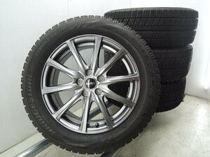 送料無料! 205/55R16 ブリヂストン BLIZZAK VRX 16×6J 5H PCD100 +43 4本 冬タイヤセット 室内保管 手渡し可!個人宅着払い!B915