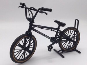 1台売り　ブラック　1/8 金属製 BMX　バイシクルモトクロス　自転車 ミニチュア　模型　バイク　ビーエムエックス　ビメックス