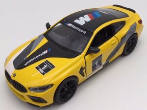 1台売り 黄色 1/38 BMW M8 コンペティション クーペ リバリー エディション ミニカー ドイツ車 スポーツカー 欧州車