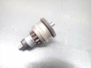 εEQ04-387 ホンダ ジャイロキャノピー TA02 2st 中期 (平成14年式) エンジン ピニオンギヤ スターターギヤ 破損無し！