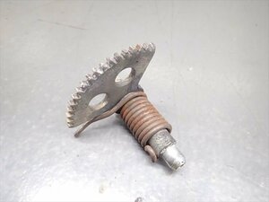 εEQ06-284 ホンダ ジャイロUP TA01 2st 前期 昭和60年式 エンジン キックスターター スピンドル キックギヤ 破損無し！