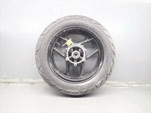 βEJ16-3 カワサキ GPZ400R ZX400D (S61年式) 絶版！ リアホイール 振れ・リム打ち無し！タイヤは要交換で！