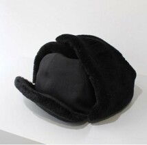 COMESANDGOES Dry Wool Fur Ear Cap size 1《カムズアンドゴーズ》ドライ ウール ファー イヤー キャップ_画像2