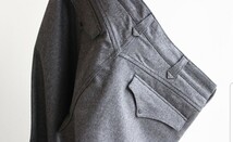 AGE OLD by FORT The Western Trousers Made in Italy Cashmere Fabric size M《エイジオールド》ザ ウェスタン トラウザーズ カシミヤ_画像3