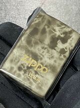 zippo マーブル ヴィンテージ 特殊加工 希少モデル 1997年製 シルバーインナー 1998年製 ケース 保証書付き_画像2