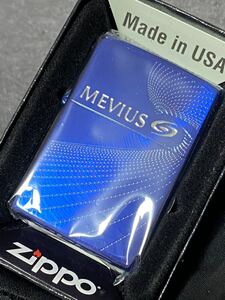 zippo メビウス 限定品 ブルー 希少モデル 2020年製 MEVIUS ケース 保証書付き
