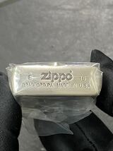 zippo トリックスター 立体メタル ブルー 両面加工 希少モデル 2016年製 ☆ TRICKSTER BLUE ケース 保証書付き_画像3