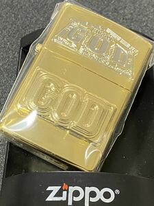 zippo ミリオンゴッド 立体メタル ゴールド 希少モデル 2019年製 ②