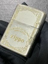 zippo 筆記体 ヴィンテージ ゴールド刻印 前面加工 希少モデル 1989年製 シルバーインナー_画像10