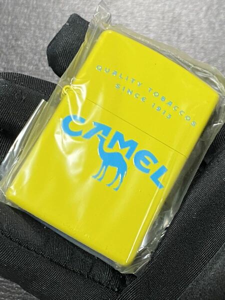 zippo キャメル 両面加工 限定品 イエロー 希少モデル 2020年製 CAMEL QUALITY TOBACCOS