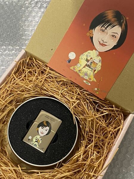 zippo 広末涼子 ゴールド 限定2000個 限定品 20歳バージョン ヴィンテージ 2000年製 ぴあオリジナル シリアルナンバー NO.1144/2000