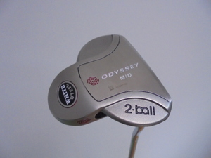 値下断行 稀少 激レア ODYSSEY WHITE STEEL 2-BALL MID 38inch 中尺パター Super Stroke FLATSO 2.0XL 美品 