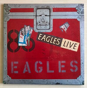 LPA22479 Eagle sEAGLES / LIVE foreign record LP record excellent 2 sheets set USA poster attaching 