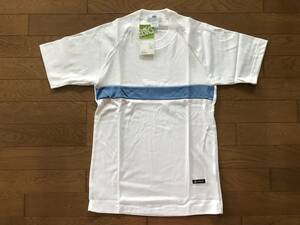 当時物　未使用　デッドストック　アシックス ジェレンク　半袖Tシャツ　クールネック　体操服　サイズ：M　　TM9502