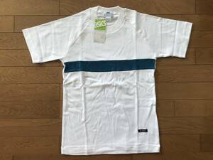 当時物　未使用　デッドストック　アシックス ジェレンク　半袖Tシャツ　クールネック　体操服　サイズ：S　　TM9532