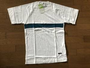 当時物　未使用　デッドストック　アシックス ジェレンク　半袖Tシャツ　クールネック　体操服　着丈：約75㎝　胸囲：約102㎝　　TM9563