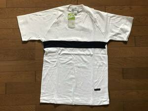 当時物　未使用　デッドストック　アシックス ジェレンク　半袖Tシャツ　クールネック　体操服　サイズ：L　　TM9765