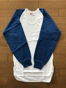 当時物　未使用　デッドストック　ZETT　野球アンダーシャツ　5分袖　Uネック　サイズ：M　　TM9487