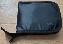 ☆非売品☆折りたたみ式・エコバッグ★トートバグ☆大サイズ【未使用】黒色★コンパクト☆JOY CLUB☆★ノベルティ【送料230円】_画像1