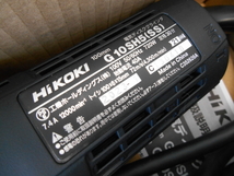 ハイコーキ【新品】HiKOKI　100mm　電気 ディスクグラインダ　電動 ディスクグラインダー　細径　100V　研削　切断機　研磨機◆G10SH5(SS)_画像3