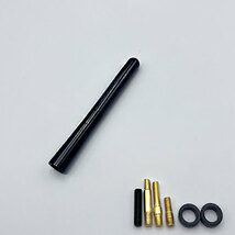 カーボンアンテナ スズキ アルト HA36S 12cm ミドルサイズ ブラックカーボン / ブラックアルマイト_画像5