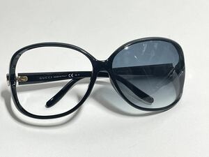 GUCCI グッチ ハート GG サングラス 黒 フレームのみ レンズなし