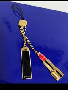 極美品 ■ シャネル CHANEL非売品 ルージュアリュール ストラップ リップ チャーム ROUGE ALLURE CLICK キーホルダー ストラップ　