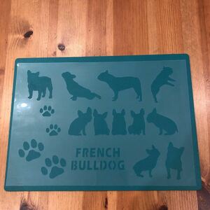 No.141 stencil seat French bru dog f Rebel Boston terrier dog ....DOG man front interior DIY stencil plate 