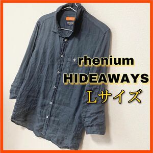 【定価8,900円】レニウム　ハイダウェイ　ニコル【美品】メンズ　シャツ