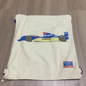 当時物 SPEEDBOX F1 SASOL JORDAN YAMAHA リュックサック ナップサック 巾着 サソル ジョーダン ヤマハ OZホイール グッドイヤー 日本GPの画像1