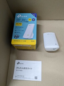 0510u3133　TP-Link WiFi 無線LAN 中継器 11ac AC750 433+300Mbps 11ac対応 RE200/A 同梱不可