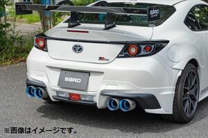 個人宅発送可能 SARD サード Ti-Z マフラー FULL TITANIUM MUFFLER トヨタ GR86 ZN8 RZ SZ RC 6MT 左右4本出し (23010)