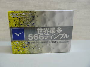 28156●ミズノ　NEX DRIVE　世界最多 566ディンプル　ホワイト　1ダース　新品未開封品